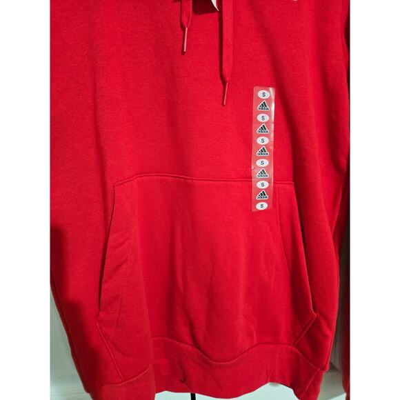 Adidas small men's red feel cozy hoodie new with tags - Picture 2 of 11